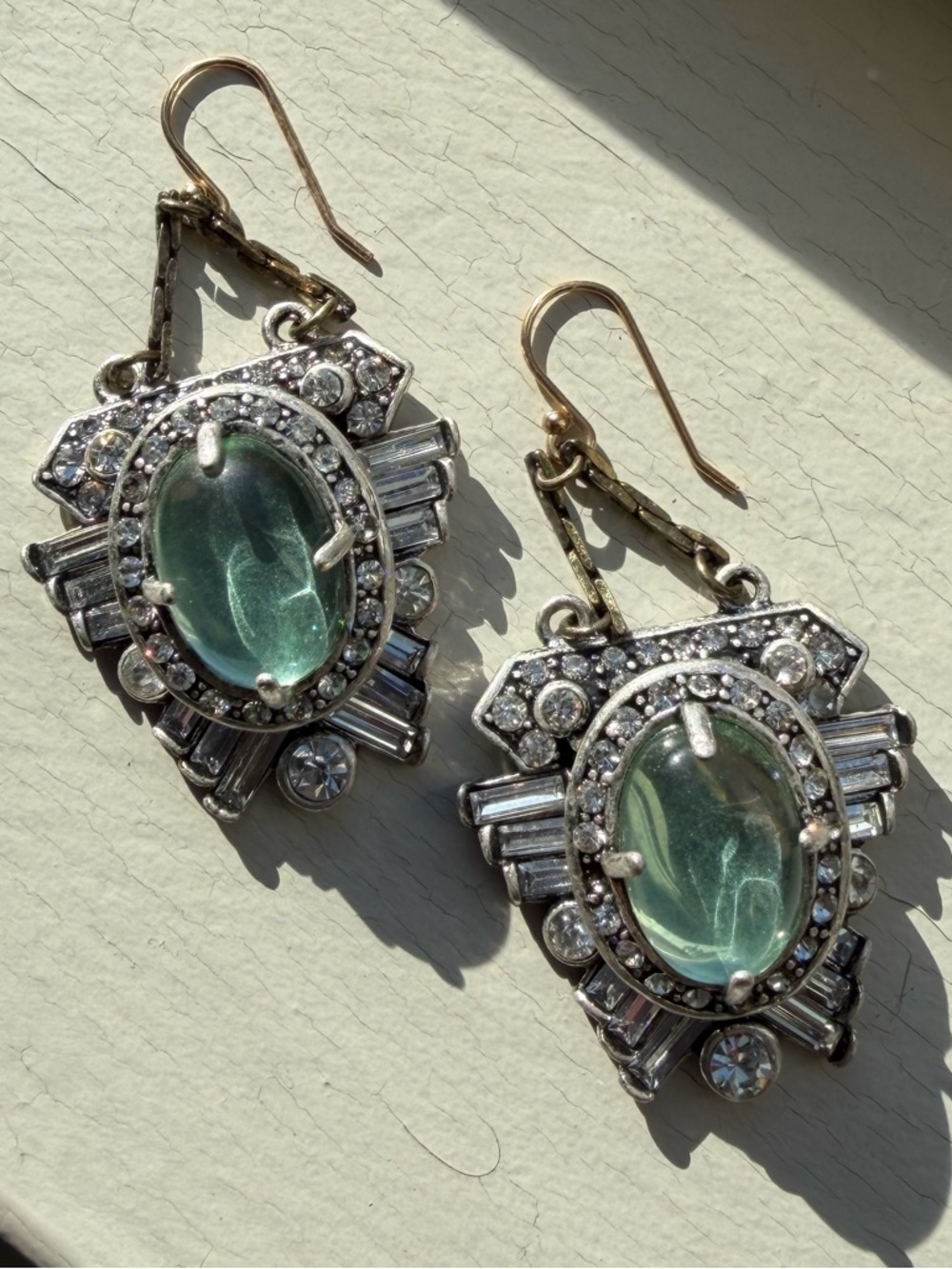 Art Deco statement earrings from Lulu Frost for J. Crew.